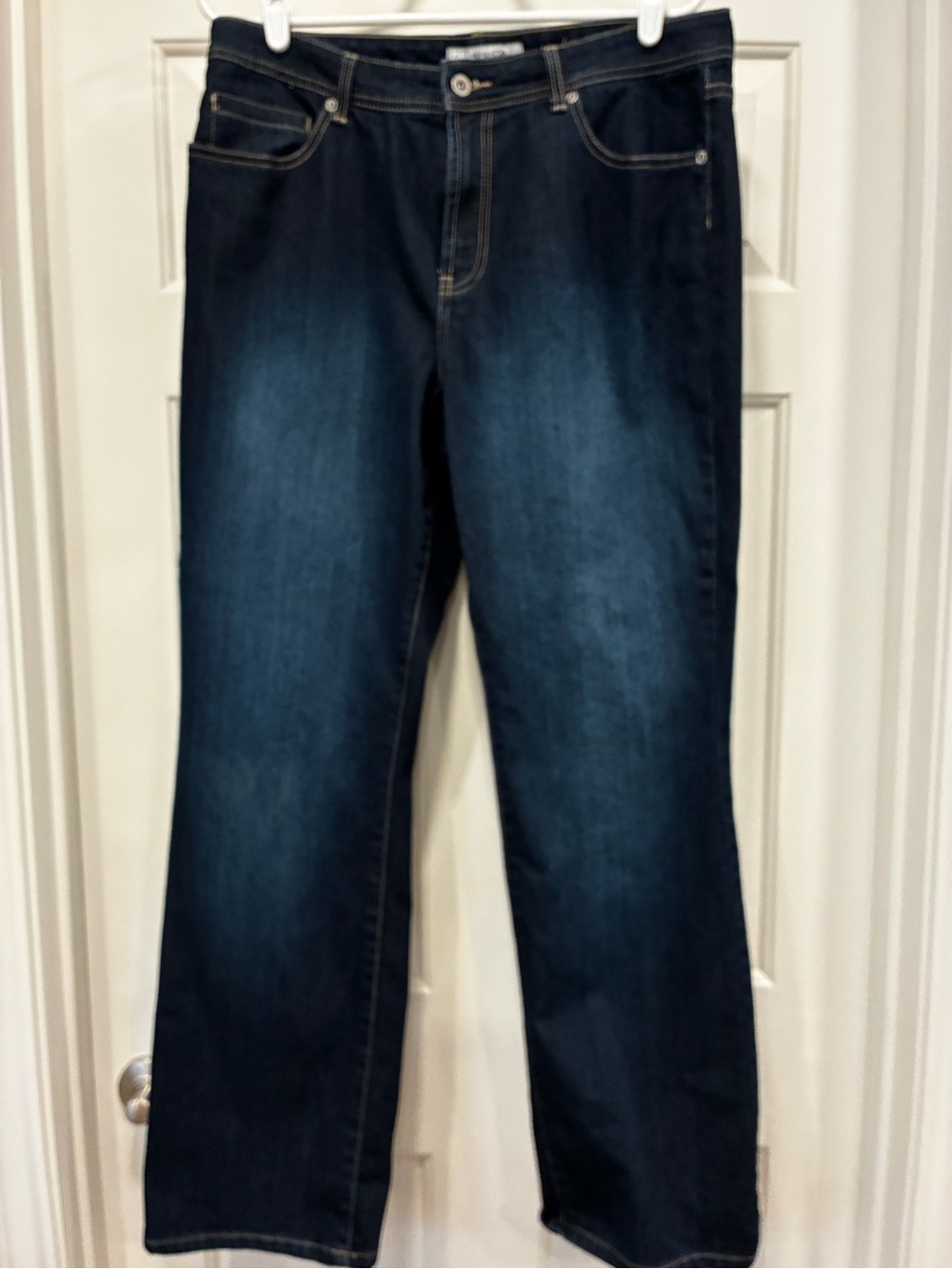Chico's Dark Blue Bootcut Jeans